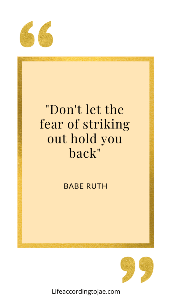 Fear quotes - Babe Ruth