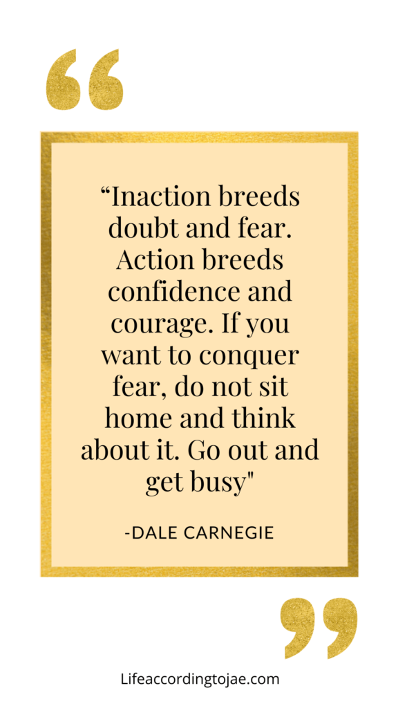 Fear quotes - Dale Carnegie