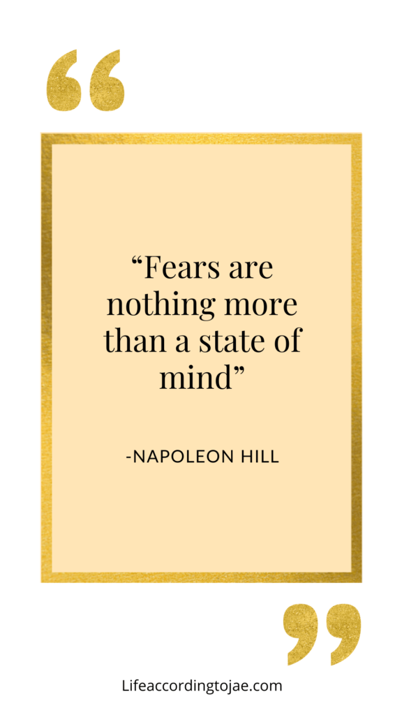 Fear quotes - Napoleon Hill