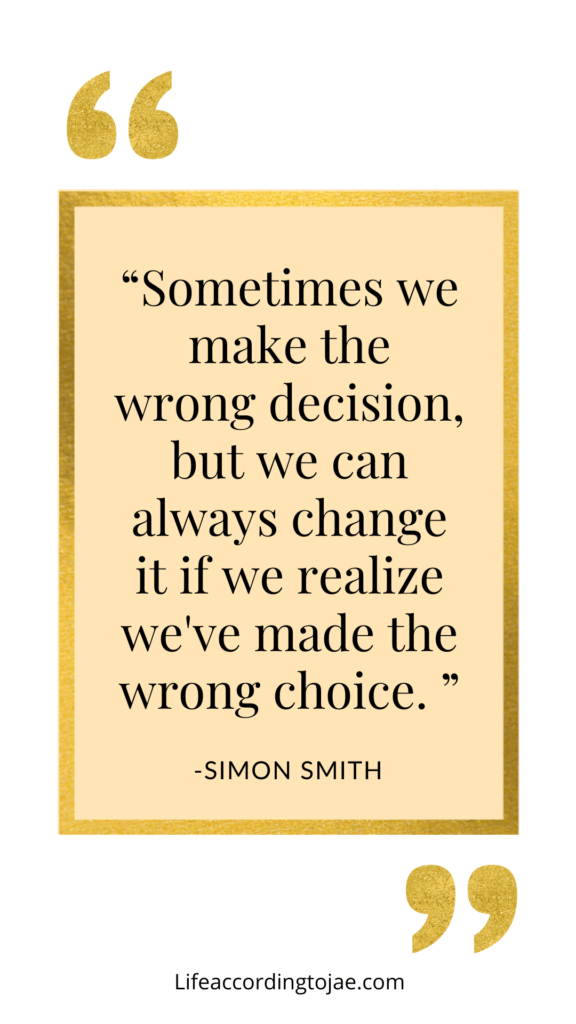 Simon smith decision making quotes
