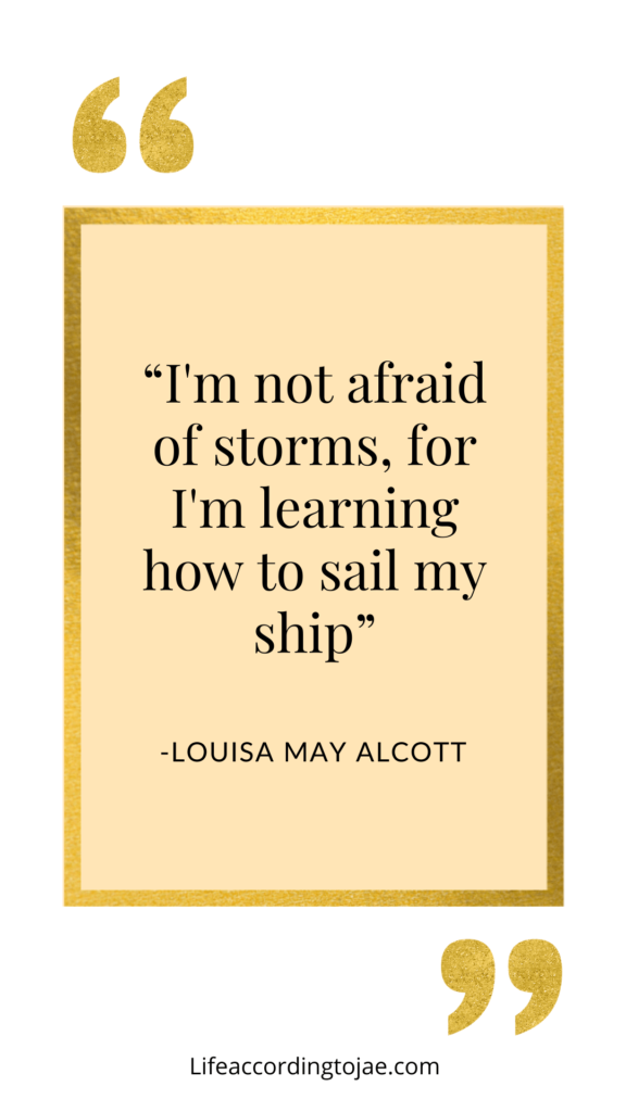 Fear quotes - Louisa May Alcott