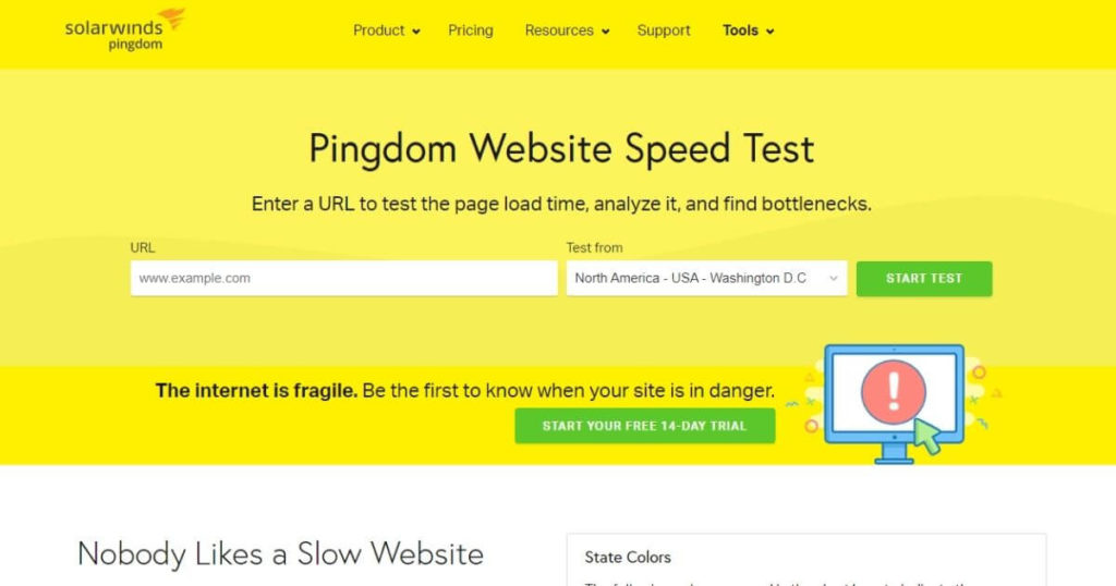 Pingdom |  Website speed optimization tools for bloggers